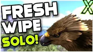 New Wipe, Starting Out Solo! | ARK 6 Man PvP | ARK: Survival Evolved Ep 1