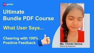 What User Says | Guidely Ultimate Bundle Pdf course | Ms.Chinki Verma #sbipo #ibpspo