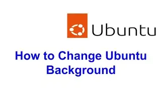 How to change Ubuntu background image
