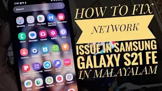 (MALAYALAM)HOW TO FIX 5G NETWORK ISSUE IN SAMSUNG GALAXY S21 FE