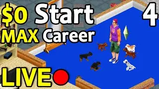 Sims 1 RAGS to RICHES (with puppies) - TYTAR TUESDAY 8/6/24