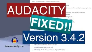 Audacity Version 3.4.2 Released With Several Fixes In Place