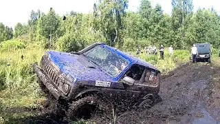 Нивы уничтожают болото / OFFROAD соревнования в Сапожке