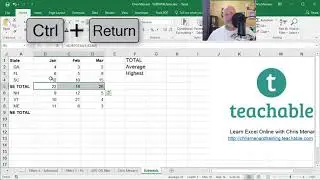 Use Subtotal Function to calculate grand totals by Chris Menard