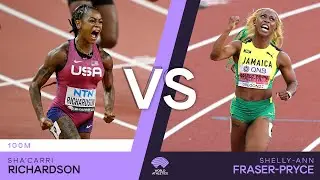 Richardson vs Fraser-Pryce - World Athletics Championships Wins