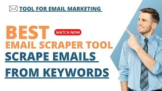 Best Email Scraping Tool For Email Marketing | How To Extract Emails From Keywords In Seconds