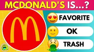 Tier List Fast Food Restaurants from FAVORITE To TRASH 😍🤮