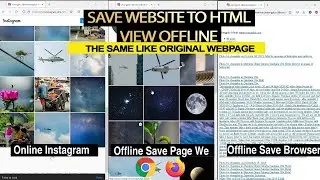 Save offline Webpage to HTML file Save Page WE Chrome Extension without missing text image layout