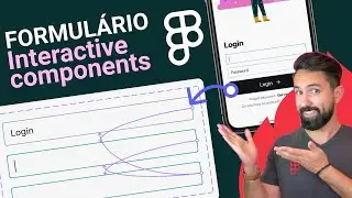 Faça um Formulário Interativo [Interactive Components] - @Figma  protótipo
