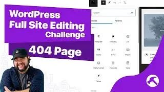 WordPress Full Site Editing : 404 Page with Block Editor