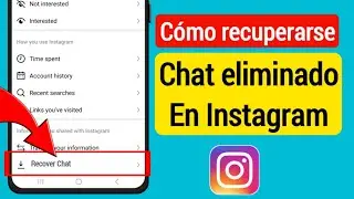 Cómo recuperar chats eliminados en Instagram (2024) | Recuperar chats eliminados de Instagram