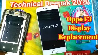 Oppo F3 Display Replacement oppo F3 fingerprint sensor change 💥💥💥