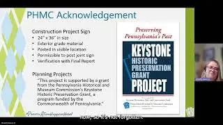 Keystone Historic Preservation Grants Module 5 - Essentials for Grant Management