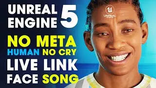 No MetaHuman No Cry Song Unreal Engine 5 ~ Testing Live Link Face, Facial Animation on New MetaHuman