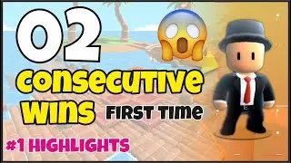 2 Consecutive Wins | STUMBLE GUYS || HIGHLIGHTS ||