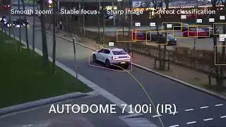 Bosch Security - AUTODOME 7100i (IR): Highly reliable object tracking with deep-learning analytics