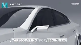 How to Model a CAR in Maya for BEGINNERS | Part - 06 | Continuation of The Side Part | Pixeench