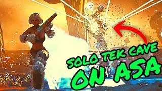 How To SOLO The New ASCENSION/TEK CAVE on OFFICIAL SETTINGS! Ark Survival Ascended!