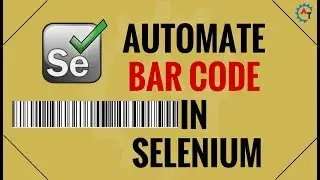 How to Automate Bar Code in Selenium Webdriver
