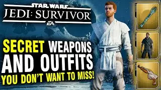 Star Wars Jedi Survivor - Secret Weapons and Outfits You Don't Want To Miss! (Part 2)