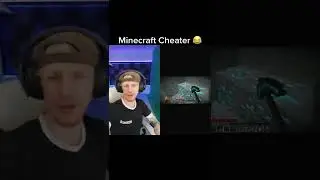 Minecraft CHEATER EXPOSED 😂 (Minecraft Reaction) #shorts