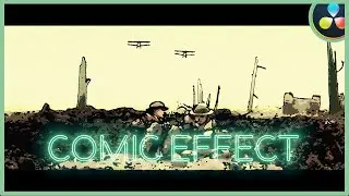 How To Make A Comic Look Effect | DaVinci Resolve 17 |