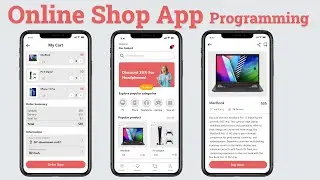 Android Studio Project App tutorial - Online Shop App Ecommerce Programming