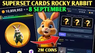 8 SEPTEMBER SUPERSET ROCKY RABBIT | ROCKY RABBIT SUPERSET TODAY | SUPERSET CARD ROCKY RABBIT