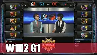 Gamers 2 vs OverClockers UK | S5 EUCS Summer 2015 Week 1 Day 2 | G2 vs OUK W1D2