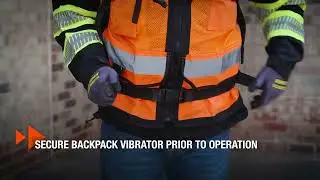 DEWALT POWERSHIFT™  Backpack Vibrator How to Video