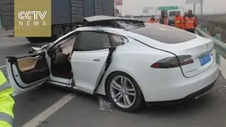 Shocking footage: Fatal Tesla crash in China triggers suspicion of auto-drive