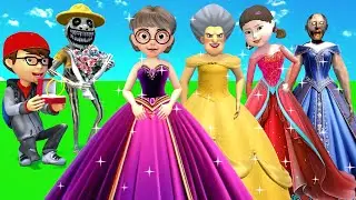 Scary Teacher 3D vs Squid Game Design Princess Squid Game Doll Nice or Error 5 Times Challenge