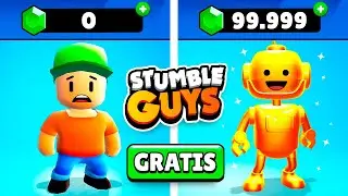 COMO CONSEGUIR GEMAS GRATIS en STUMBLE GUYS!! *date prisa* 🤑