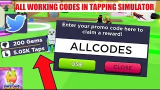 *ALL* WORKING CODES IN TAPPING SIMULATOR! || Roblox