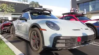 Grey 2024 Porsche 911 Dakar (w/ acceleration)