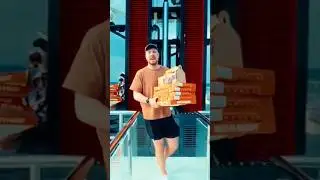 Getting Pizza delivered to a Yacht! #mrbeast #mrbeastshorts #shorts