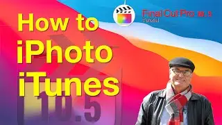 How to import Photos/Music to Final Cut Pro - training Final Cut Pro 10.5