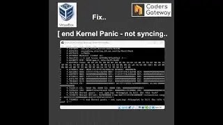 Kernel Panick issue virtualbox fix in 1 min