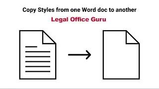 How to copy Styles from one Word document to another