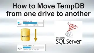 How to move TempDB from one drive to another drive || Ms SQL