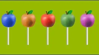 Apple Lollipop Finger Family Nursery Rhyme