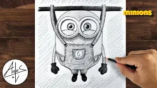 How To Draw A Minion | Drawing Tutorial step by step