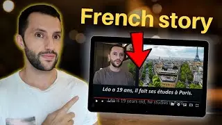 [EN/FR SUB] 2 Slow French Stories | With Subtitles. Beginner / Intermediate Level