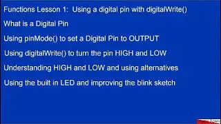 Arduino C++ Course  Lesson 1: Using digital pins digitalWrite()