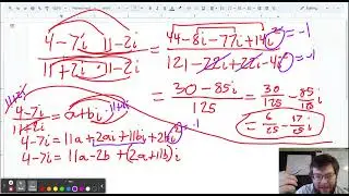 Dividing a Complex Number in 2 Ways