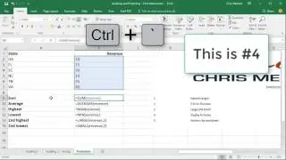 Six Excel Intermediate and Advanced features in 5 minutes by Chris Menard