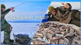 подЛЁДный ФИДЕР / поПЫТКИ ЛОВли на Реке и Озере / Зимняя РЫБАлка 2021