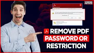 How to Remove Password or Restriction From PDF File In 2024 Without Software (Updated)