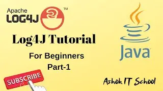 Log4J Introduction | Part-1 | Online Training | Ashok IT