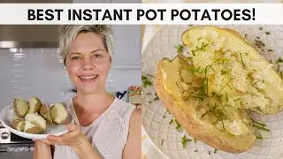 Instant Pot Baked Potatoes (Easiest Pressure Cooker Potato Recipe)